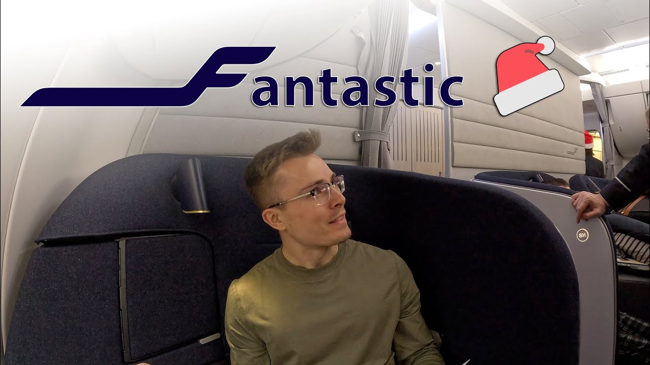 Авиакомпания Санты на Рождество! FINNAIR A350 Бизнес-класс Даллас — Хельсинки