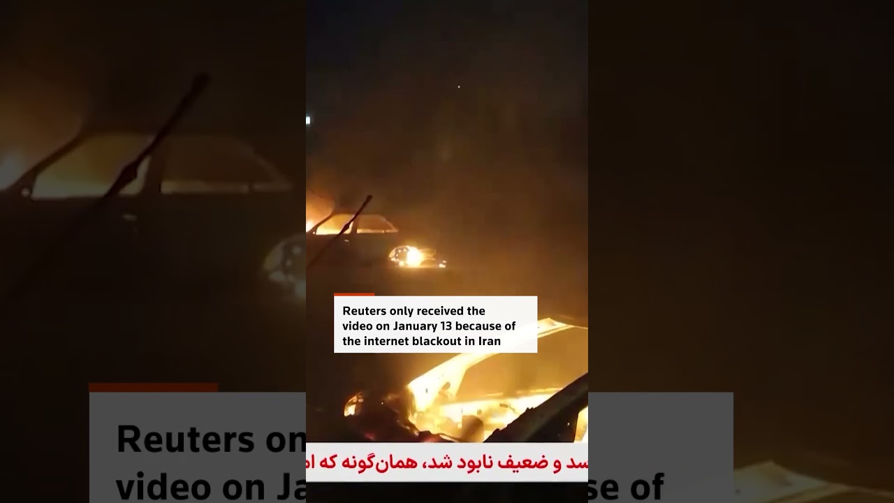 Iran state media shows what is said to be protest aftermath