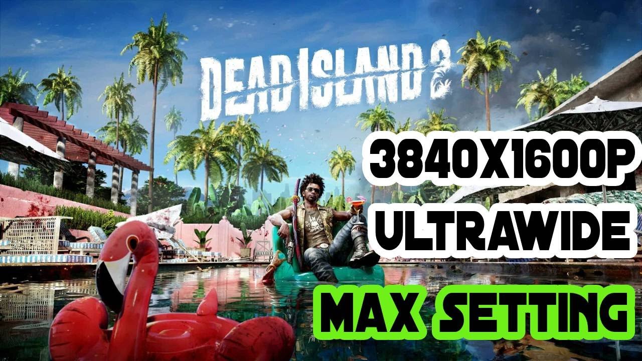 Dead Island 2  (pc) 3840x1600p Ultrawide on  RTX 3090 Max Setting Gameplay No Dlss