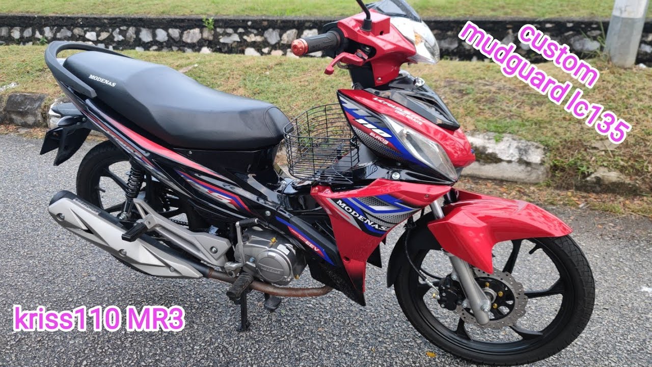 Kriss 110 MR3 - Cara pasang mudguard yamaha Lc135 #modenas #kriss #mr3 #yamaha #lc135 #modified