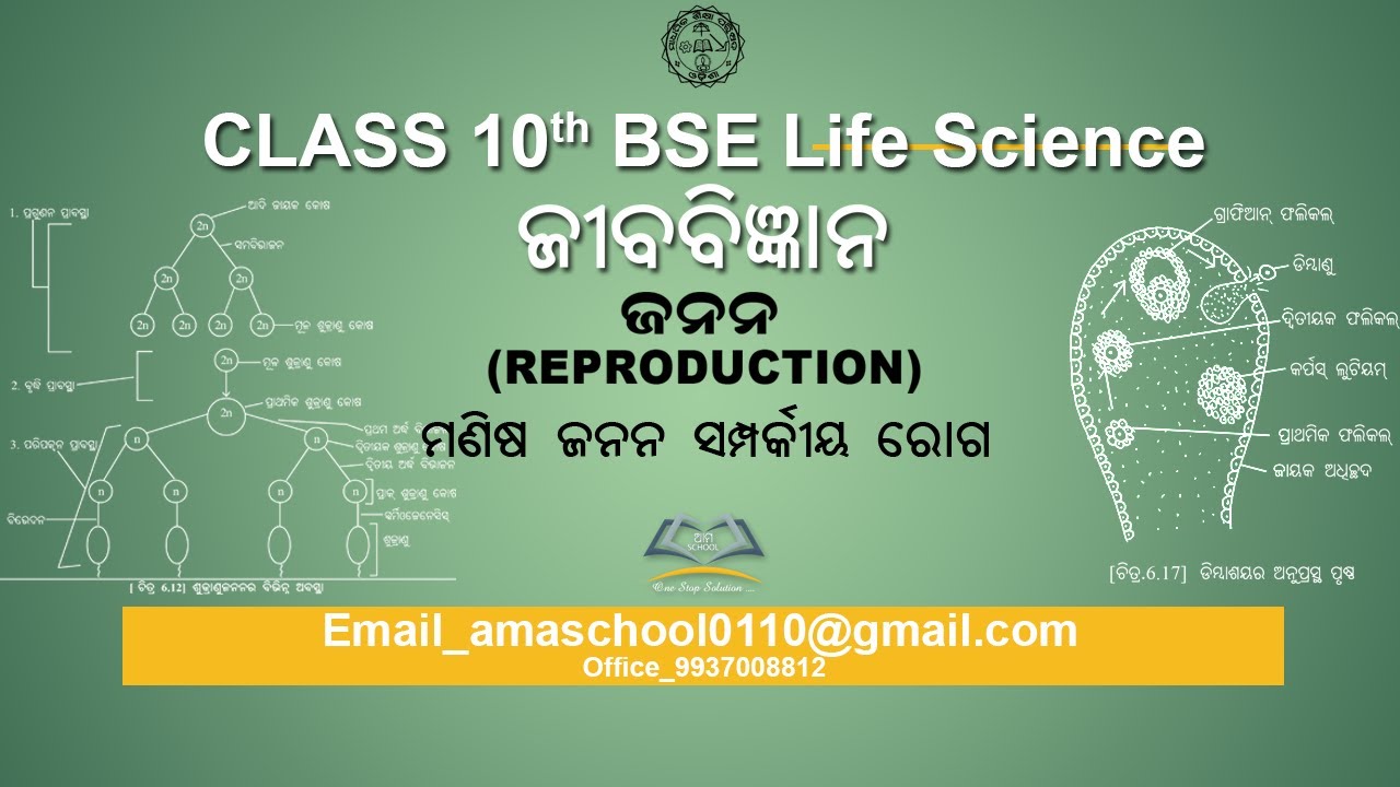 Class 10th BSE Odisha/Life Science/ଜନନ/ Reproduction/Manisa Janana Samparkiya Roga/TERM II FA 3