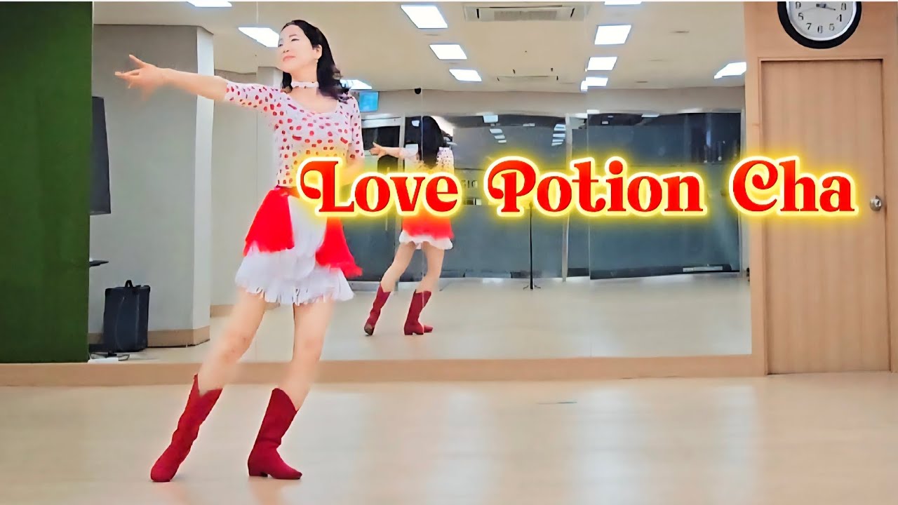 Love Potion Cha linedance/lntermediate/러브 포션 차 라인댄스 /줌마댄스 #라인댄스 #라인댄스퀸 #dance 
