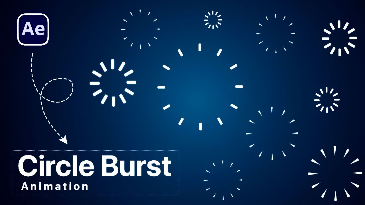 Circle Burst Animation in After Effects Tutorial