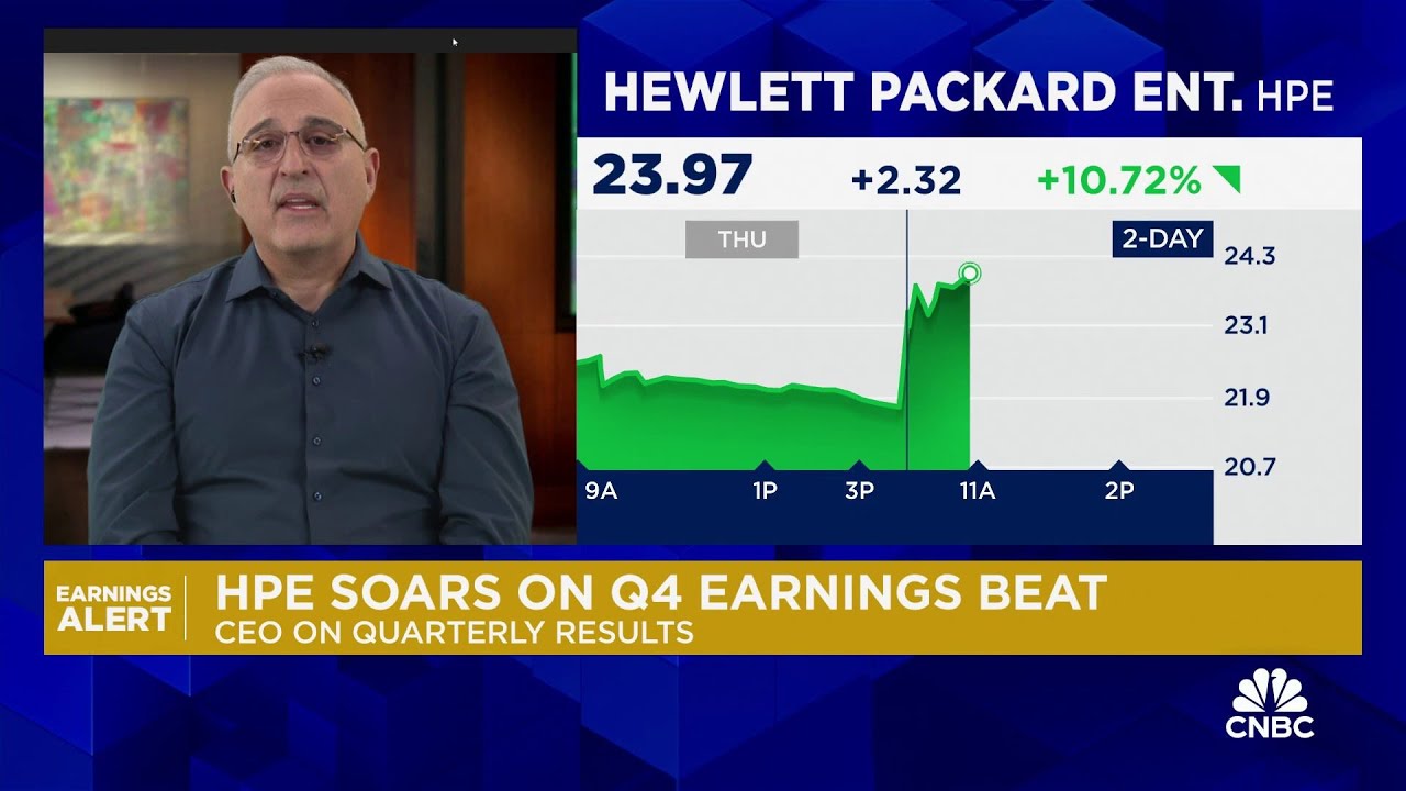 HPE CEO Antonio Neri on Q4 earnings beat