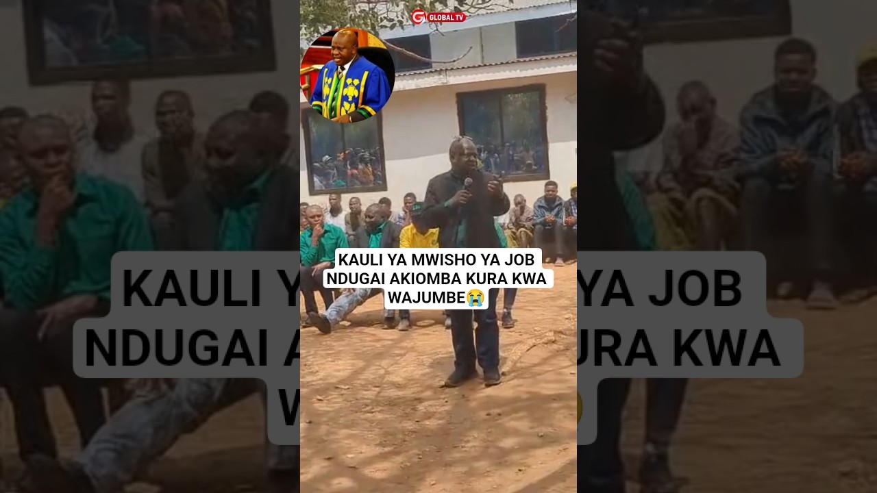 KAULI YA MWISHO YA JOB NDUGAI AKIOMBA KURA KWA WAJUMBE😭 #breaking #jobndugai #globaltv