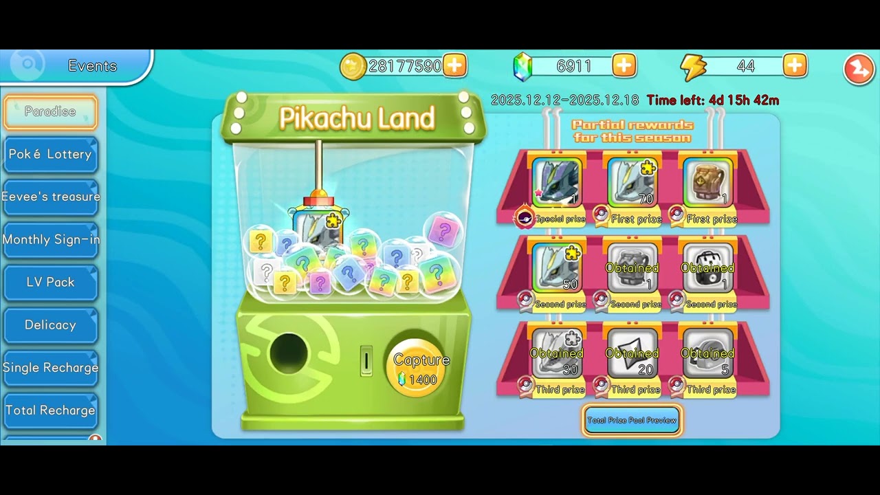 Pocket pixel: getting kyurem from paradise: Pikachu land 