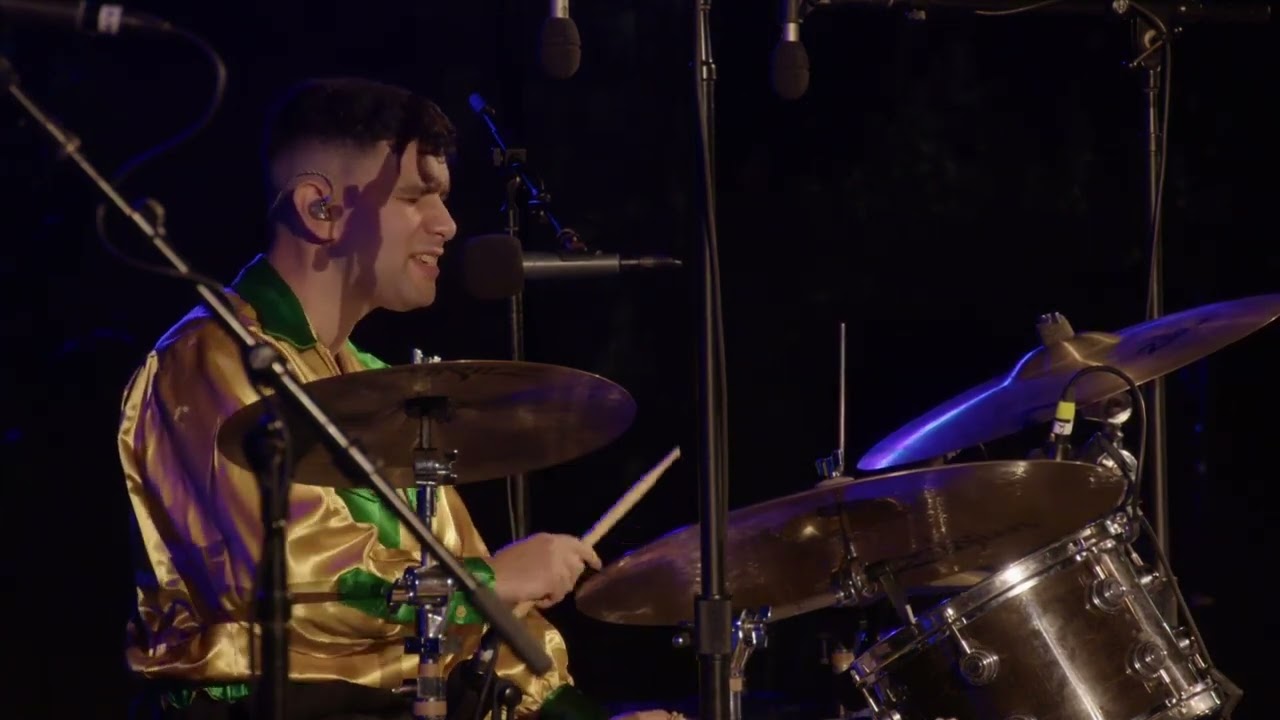 Aaron Frazer live in concert at Grand Performances, Los Angeles