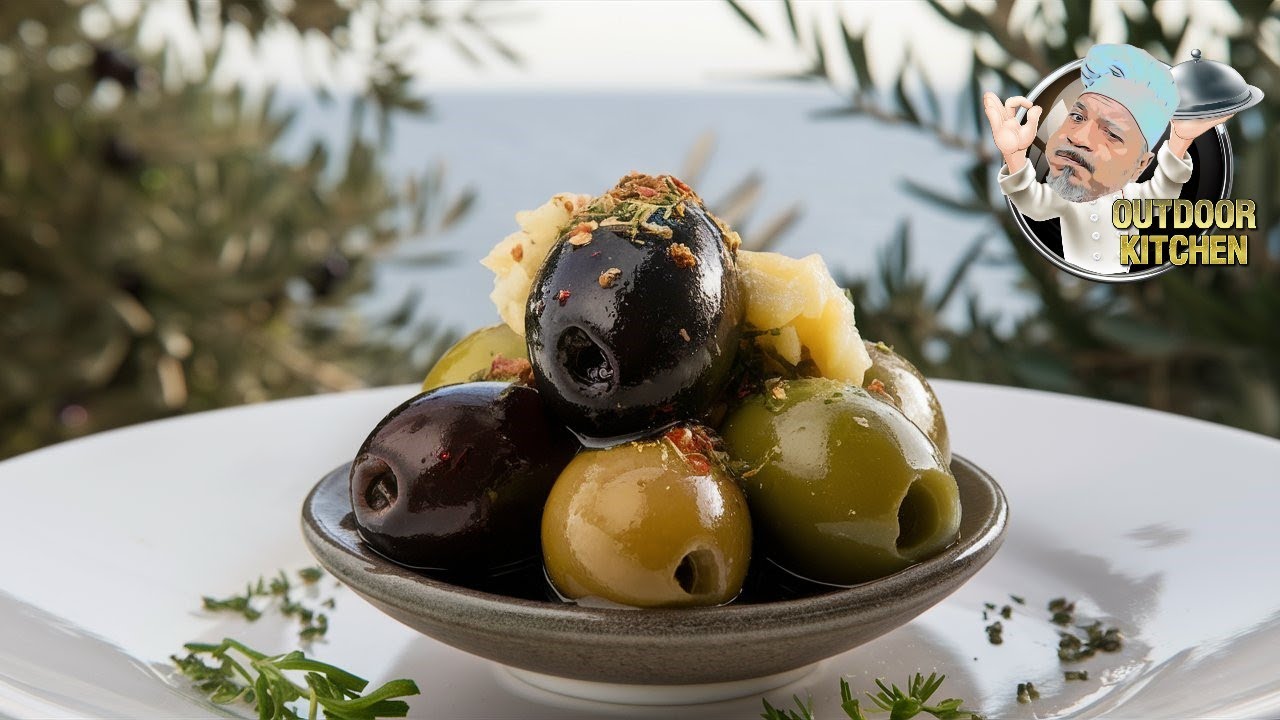 Маринованные оливки с чесноком – Итальянский рецепт