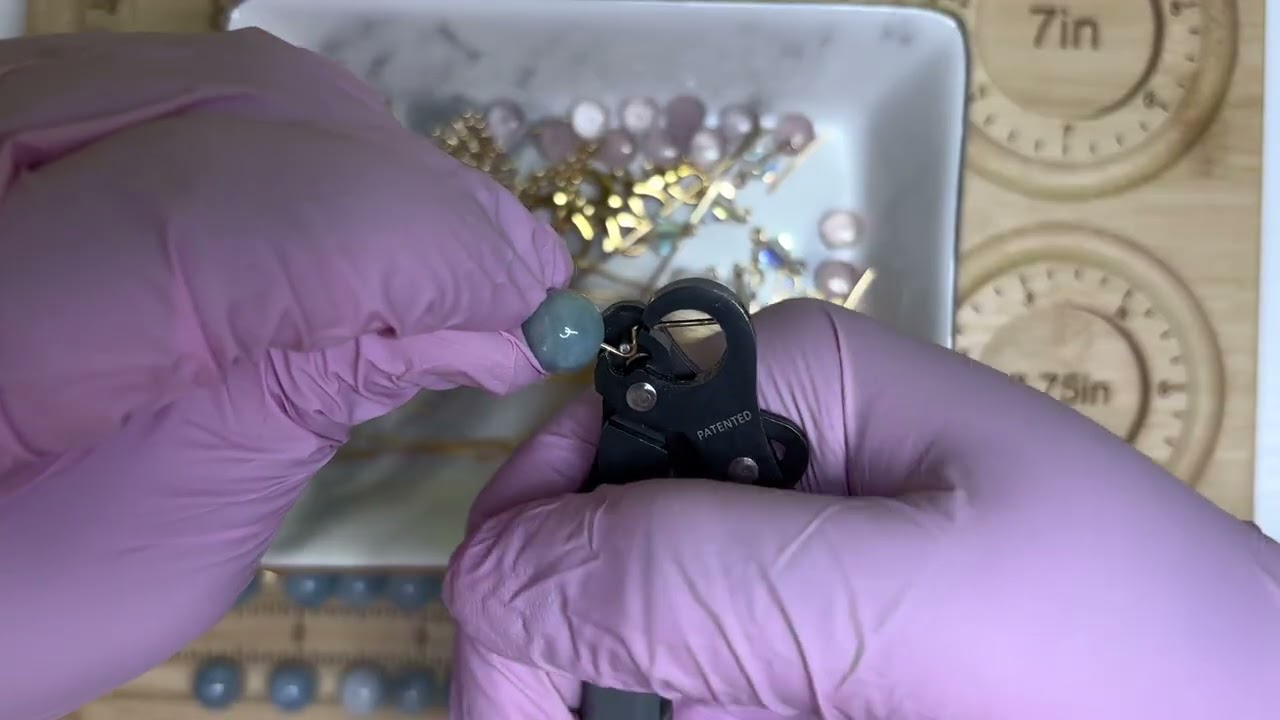 Watch Me Make A Bracelet With High Quality Rose Quartz, Swarovski Crystal Beads, and  Aquamarine!