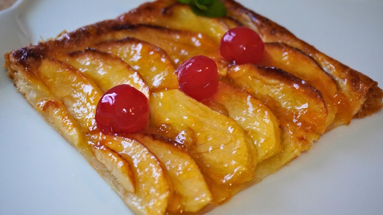 Tarta de Manzana Fina con Hojaldre | Muy Fácil