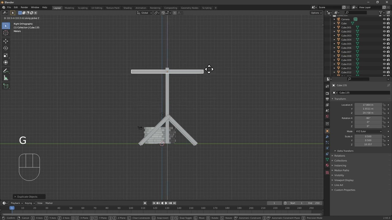 Blender28 duplication and well example