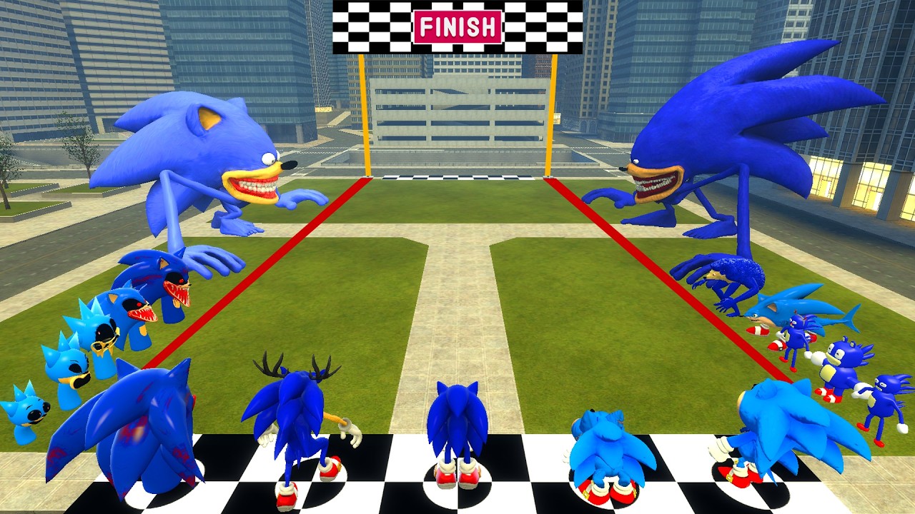Who is the Fastest All Shin Sonic Tapes? Poppy Playtime Chapter 5 - Garry's Mod