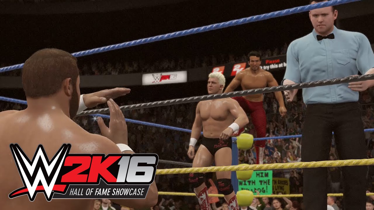 THE ENFORCERS против RHODES/STEAMBOAT (WWE 2K16 Зал славы DLC часть 4)
