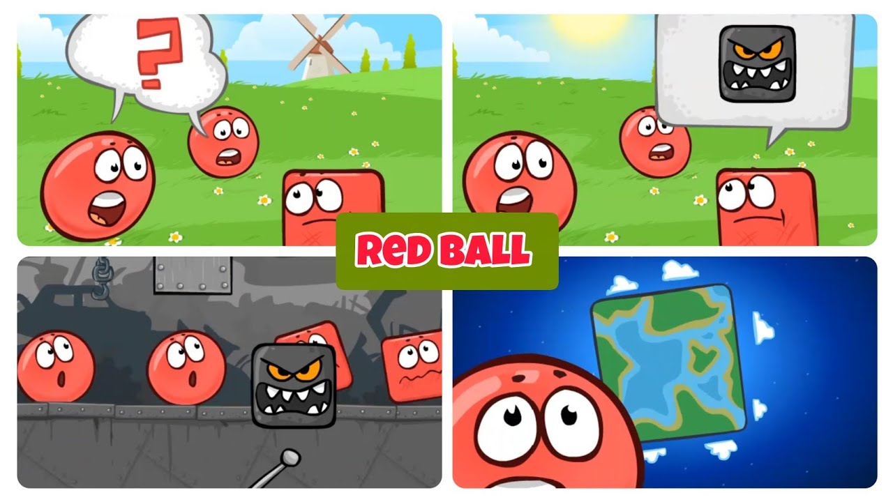 RED &hearts;️ BALL 4 new challenging game game Craze Uday 