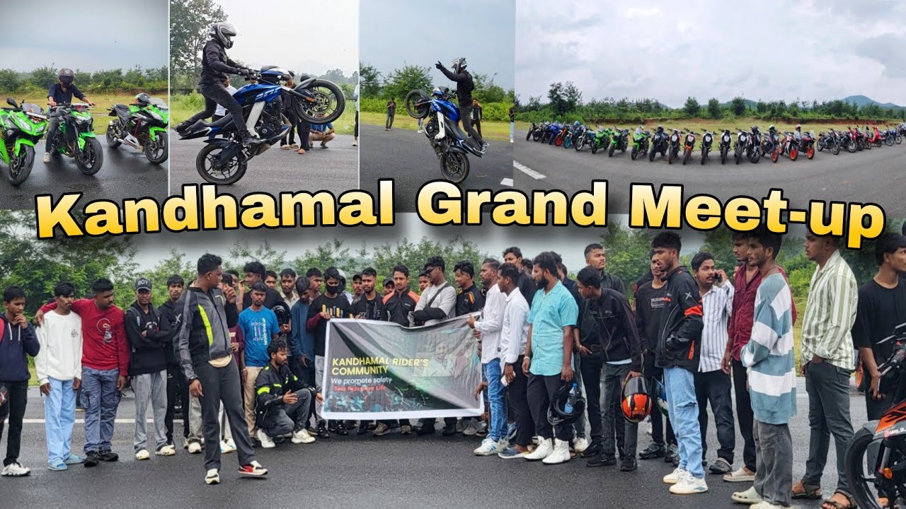 Kandhamal Biker's Meet-up Phulabani 😱#kandhamal #riders #meetup #phulabani 