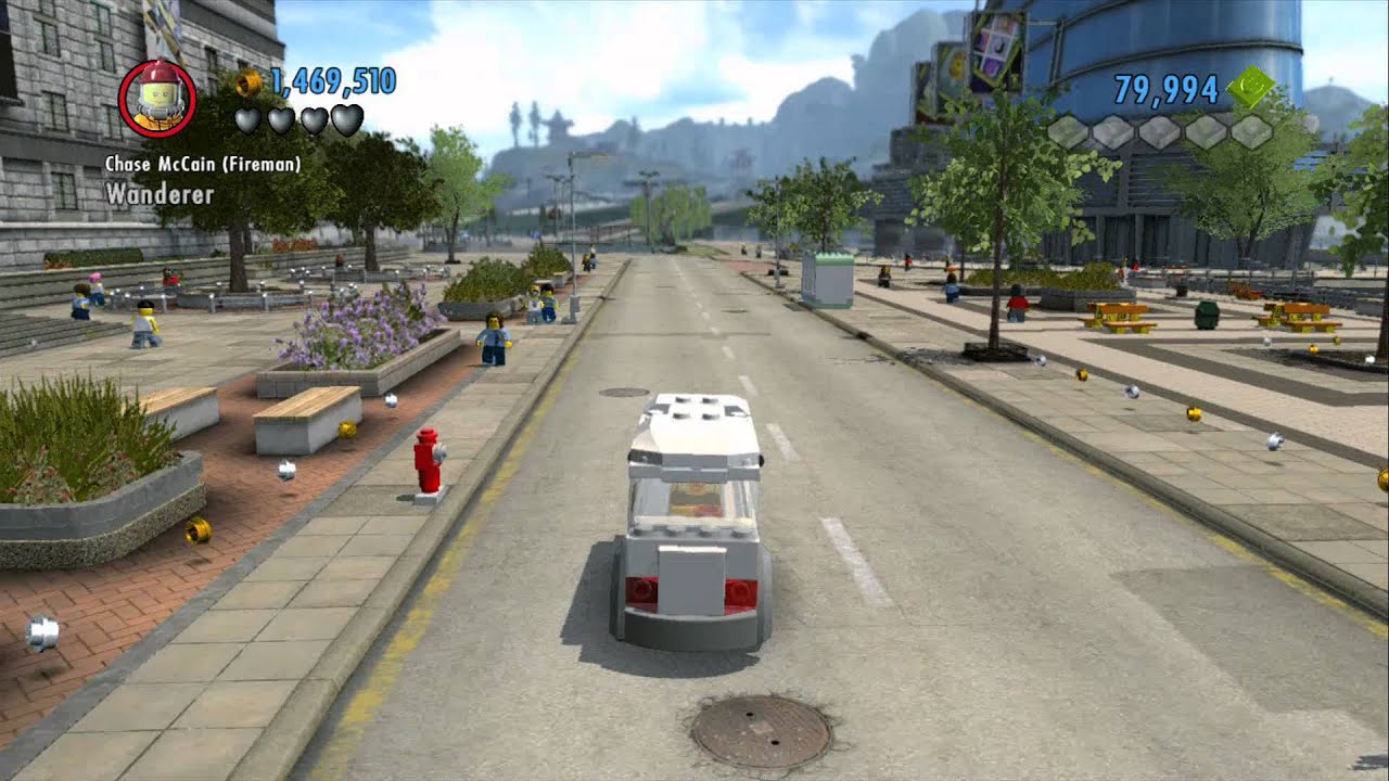 LEGO City Undercover 100% Guide - Uptown (Overworld Area) - All Collectibles