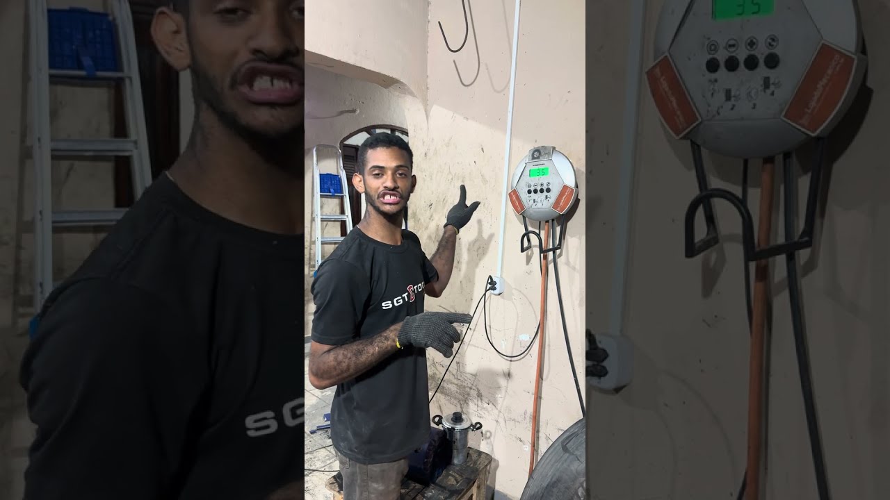 Como usar o calibrador digital no posto de gasolina e borracharia