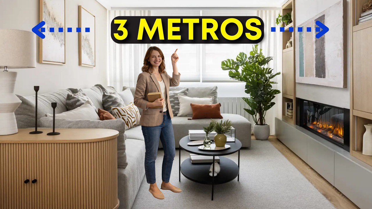 La mejor decoración para SALAS pequeñas l Interiorista te recomienda