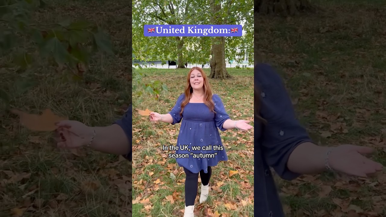 С первым днём осени! 🍂🍁 #ukvsusa #britishvsamerican #autumn #fall #funny #shorts #uk #england