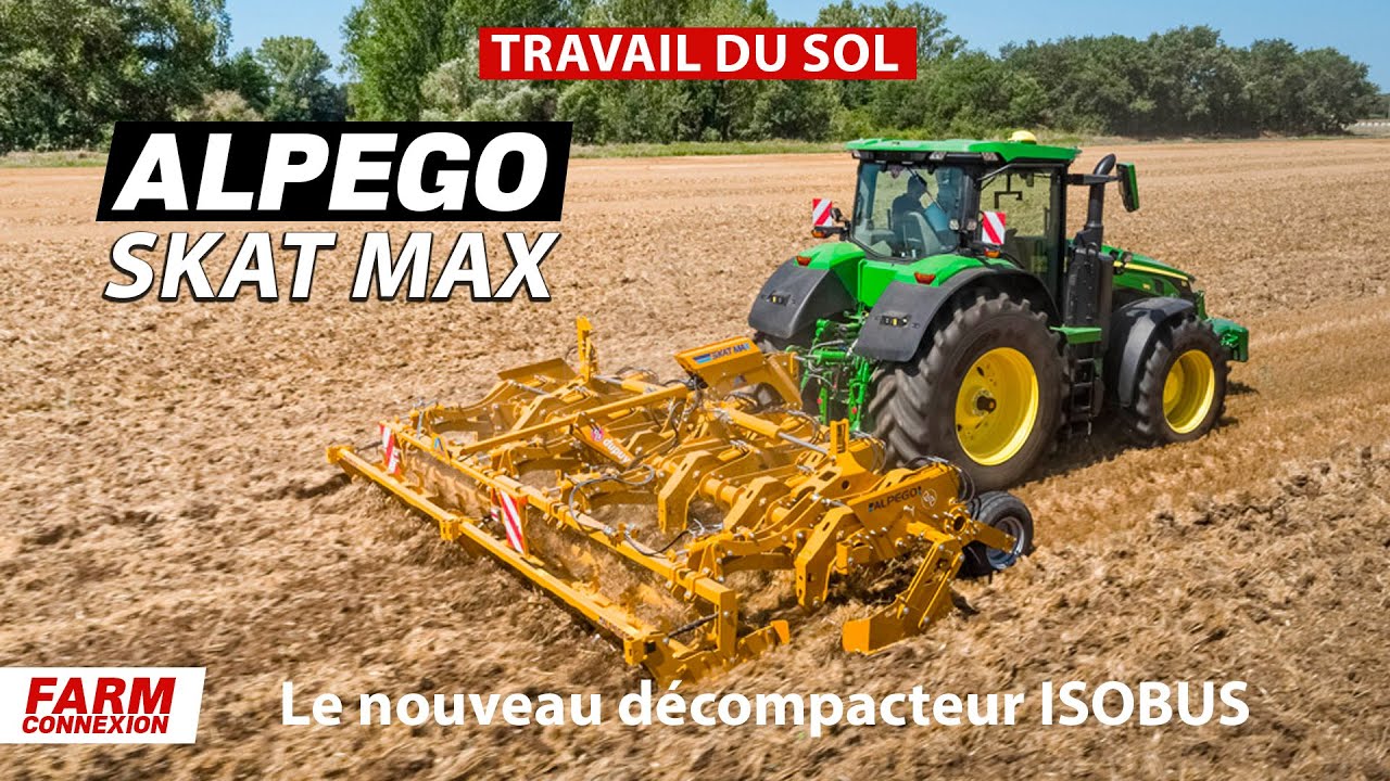 AGRITECHNICA 2023 : Alpego lance le décompacteur Isobus Skat Max !