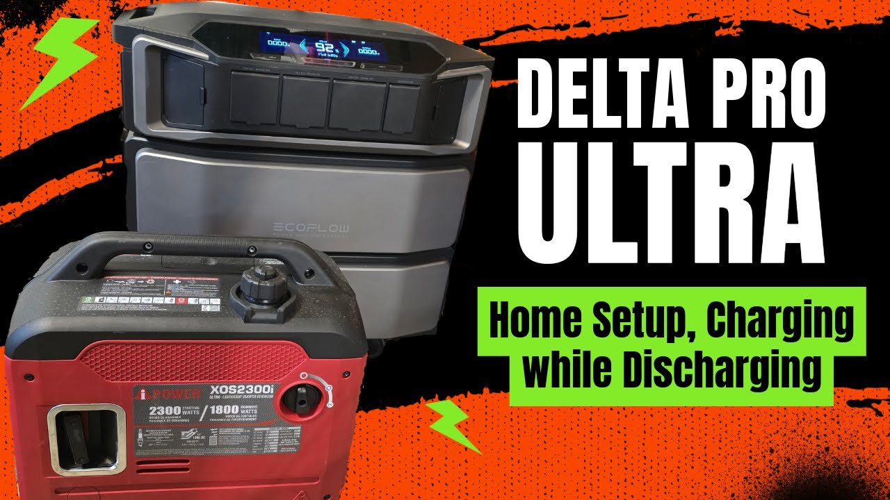 Тестирование Ecoflow Delta Pro Ultra — небольшой генератор и ограничения при зарядке — настройка ...