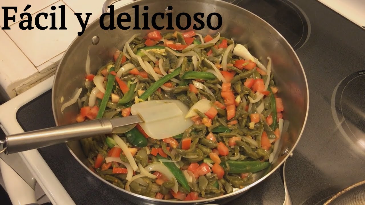Aquí Cocinando - Nopales Guisados a la Mexicana