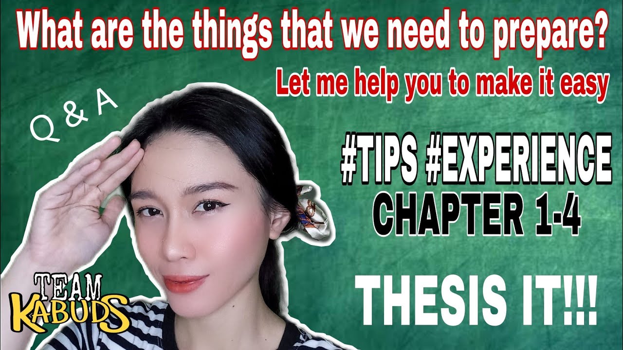 HOW TO WRITE THESIS | THINGS NEED TO PREPARE IN DEFENSE | FOR BEGINNERS | OVERALL