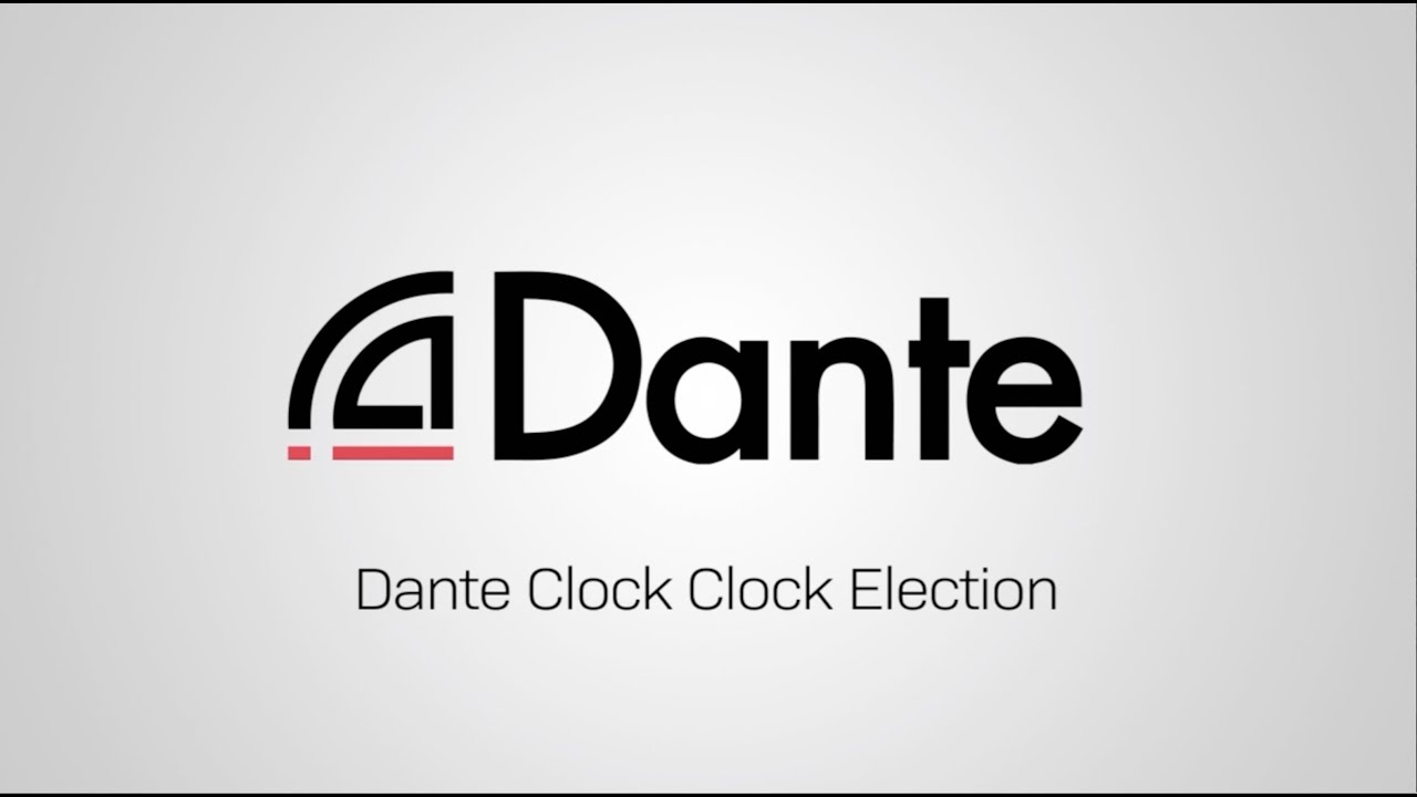 Dante clocking and how it works?