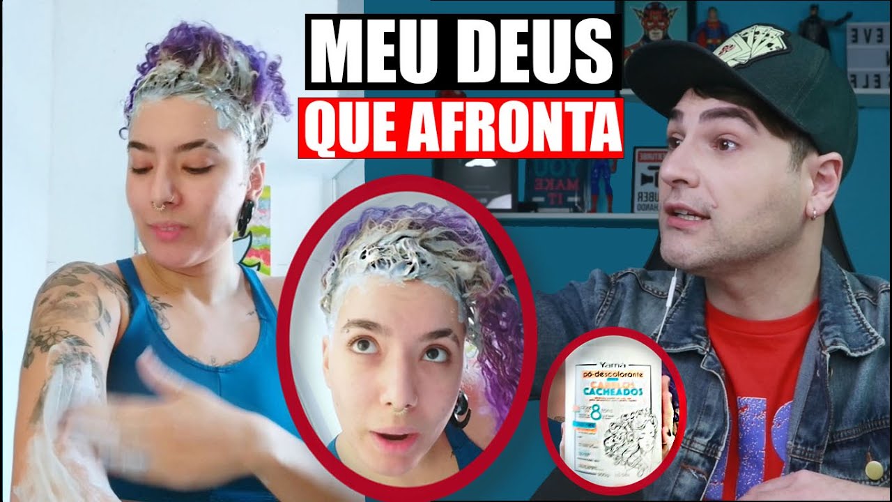 ELA DESCOLORIU O CABELO CACHEADO E USOU TUDO QUE NÃO PODIA E O PIOR QUE ElA SABIA |  EU QUERO MORRER