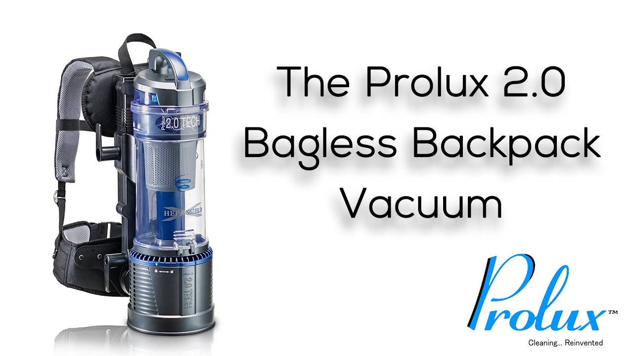 The Prolux 2.0 Bagless Backpack Vacuum