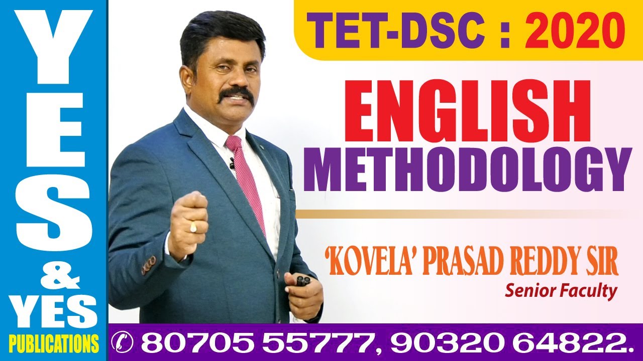 TET DSC ఇంగ్లీష్ మెథడ్స్ క్లాస్-02 || YES & YES
