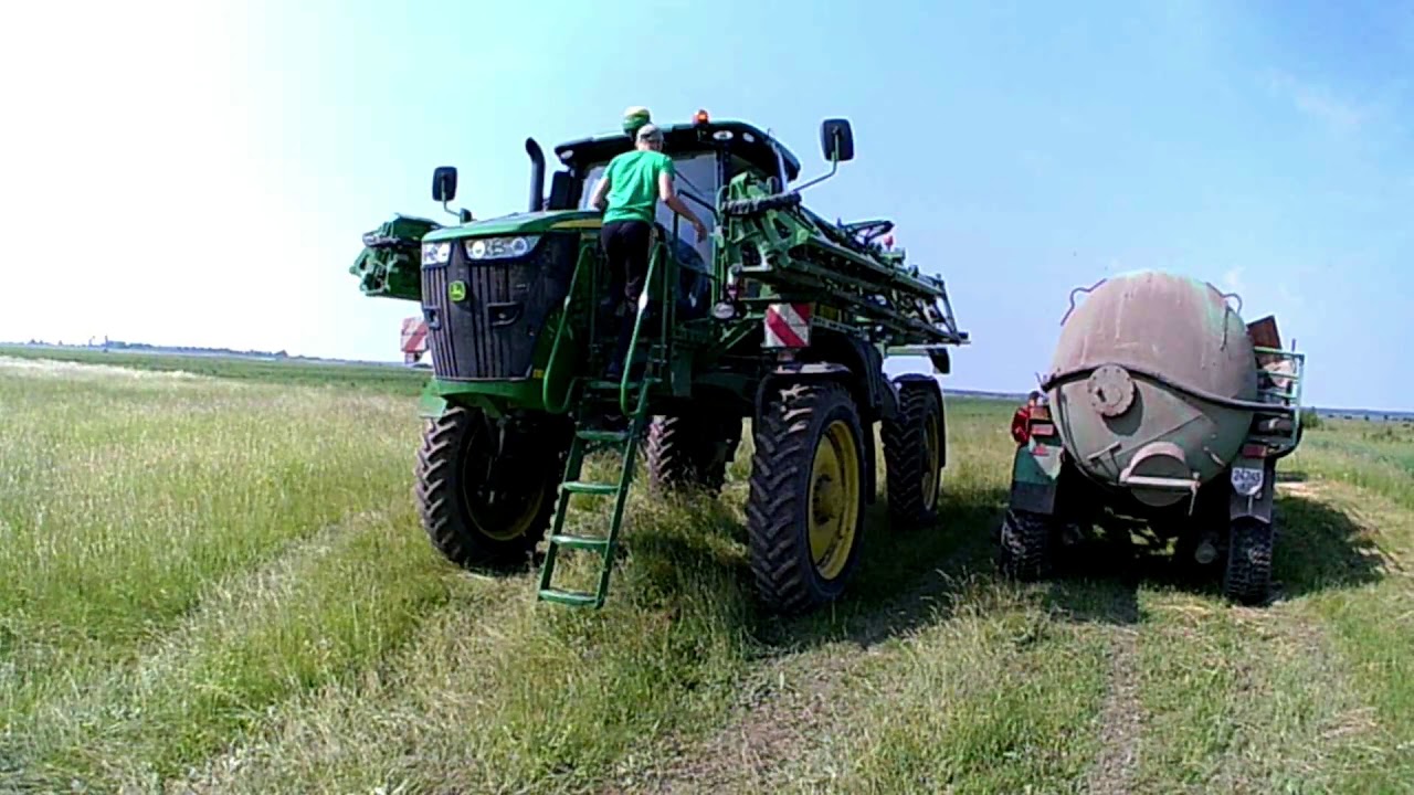 JOHN DEERE 4030 ОПРИСКУВАННЯ І ВНЕСЕННЯ КАСУ