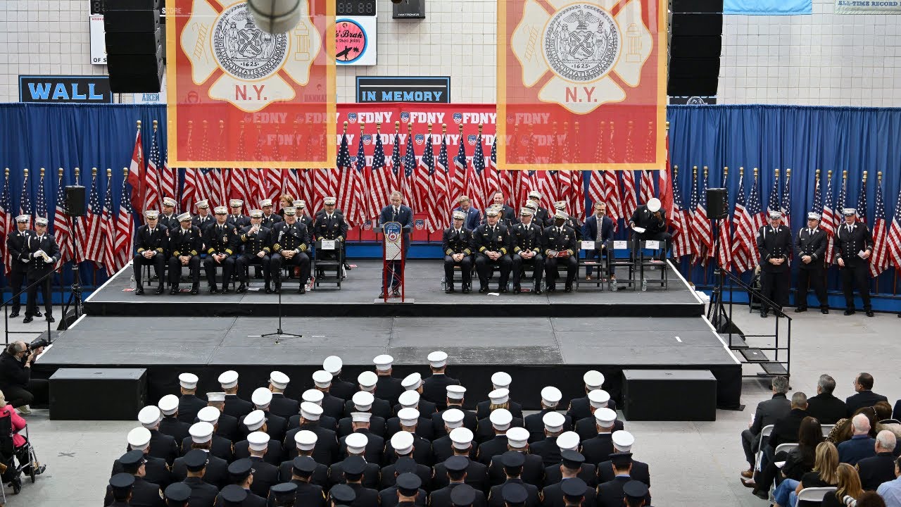 FDNY Promotion Ceremony for fire officers