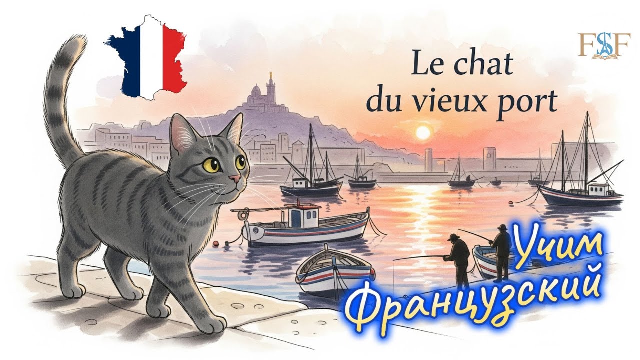 Французский язык. Рассказ «Le chat du vieux port».