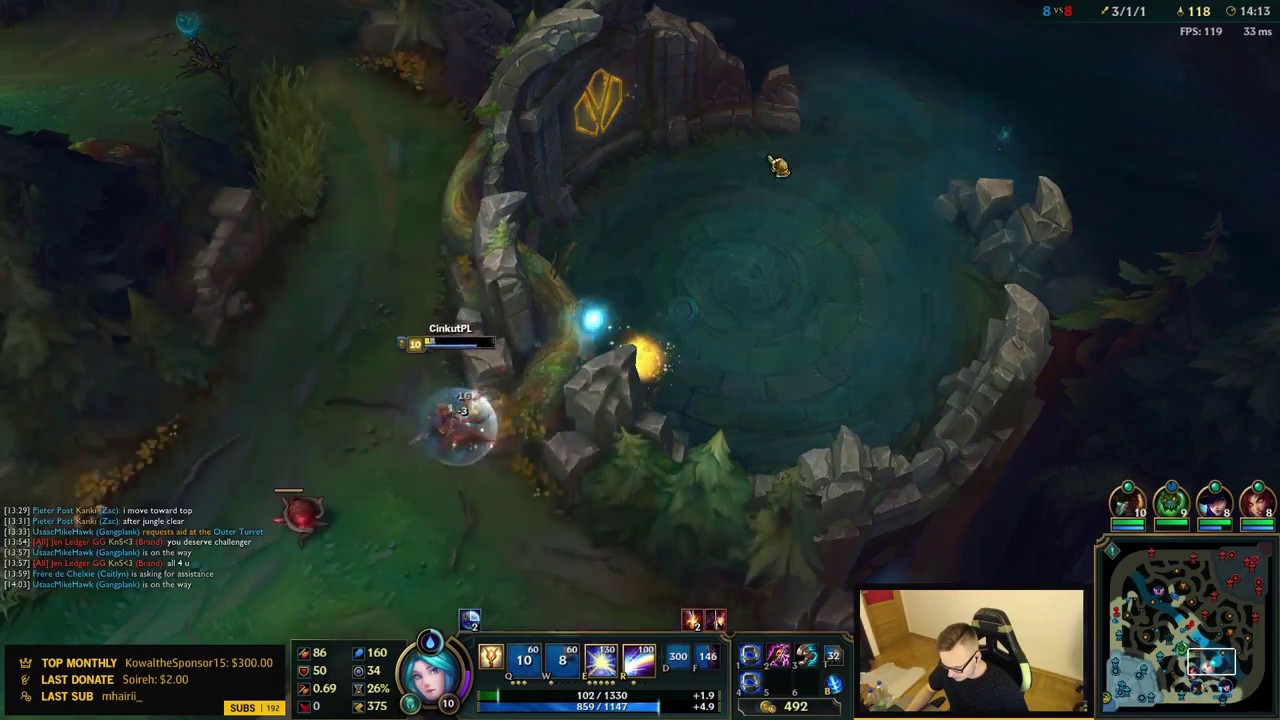 Świrowe Oddshoty #5 GOLEM KUBON ZOSTAWIA BARONA NA 80HP! XAYOO ROBI ZADYMKE NA LUX = FLASH+Q+E+R!?