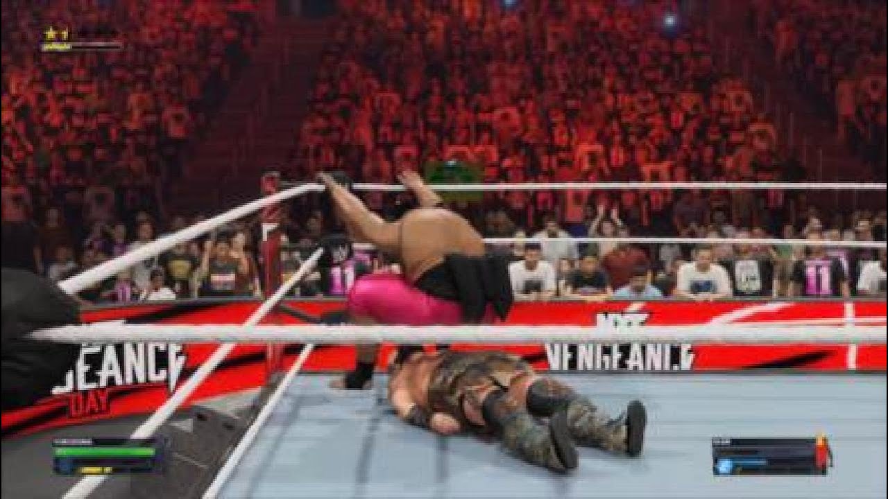 WWE 2K24 Yokozuna Banzai Drop