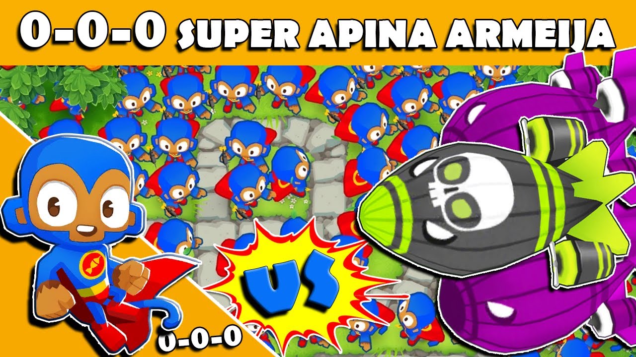 Mihin pystyy SUPERAPINA ARMEIJA | 0-0-0 Haaste | Bloons TD 6 Suomi
