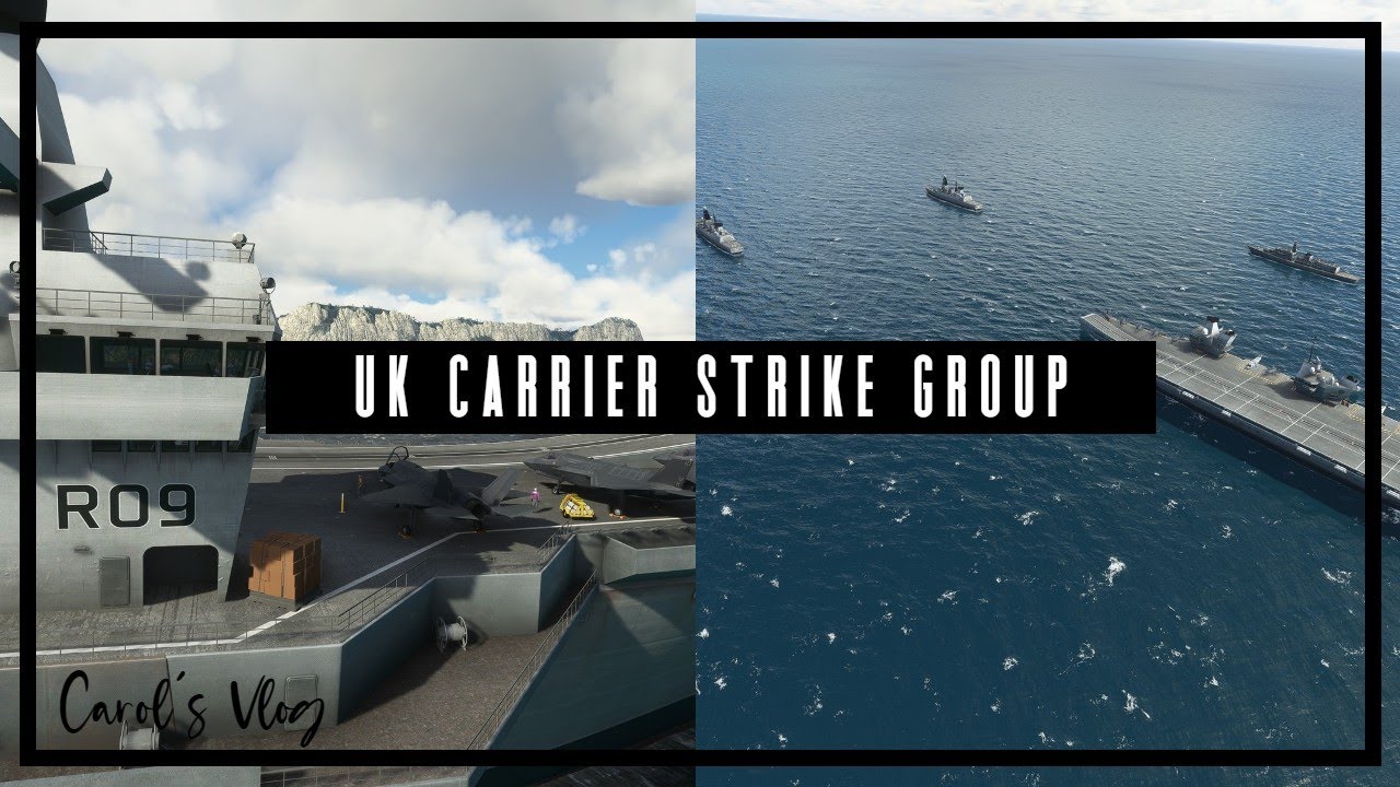 Explore the High Seas: Miltech Simulations' UK Carrier Strike Group Now Available