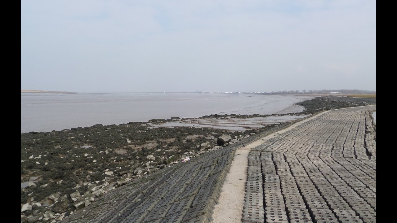 Huntspill Sea Wall Sea Fishing Mark Near Burnham on Sea Somerset