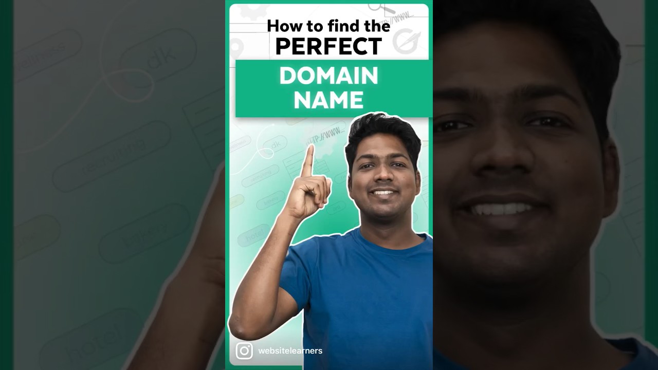 🤔 How to find the perfect Domain Name - Quickly & Easily #domain #website #domainname