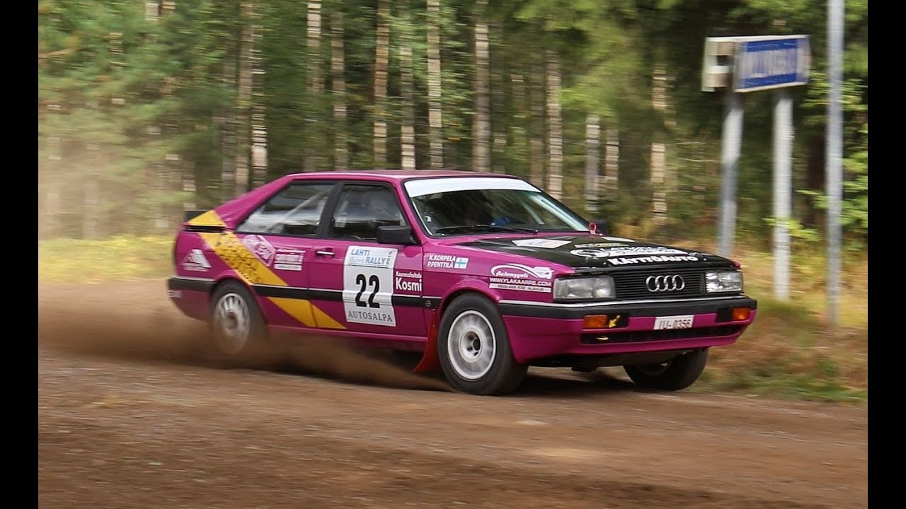 Lahti Historic Rally 2019, Roaring Audi Quattro's