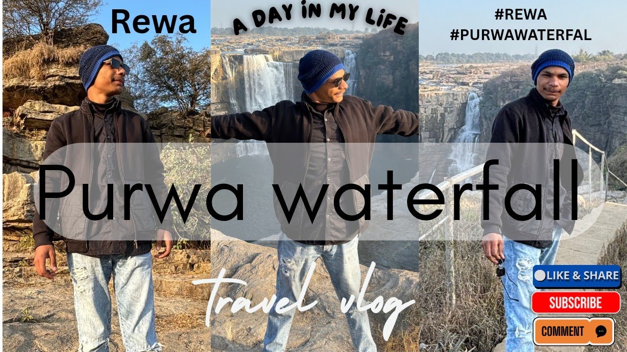 Purva waterfall🌊🚣‍♂️ Rewa #minivlogs #minivlog #mahindra #3xo #travel #lifeisbutadream #rewa #vlog 