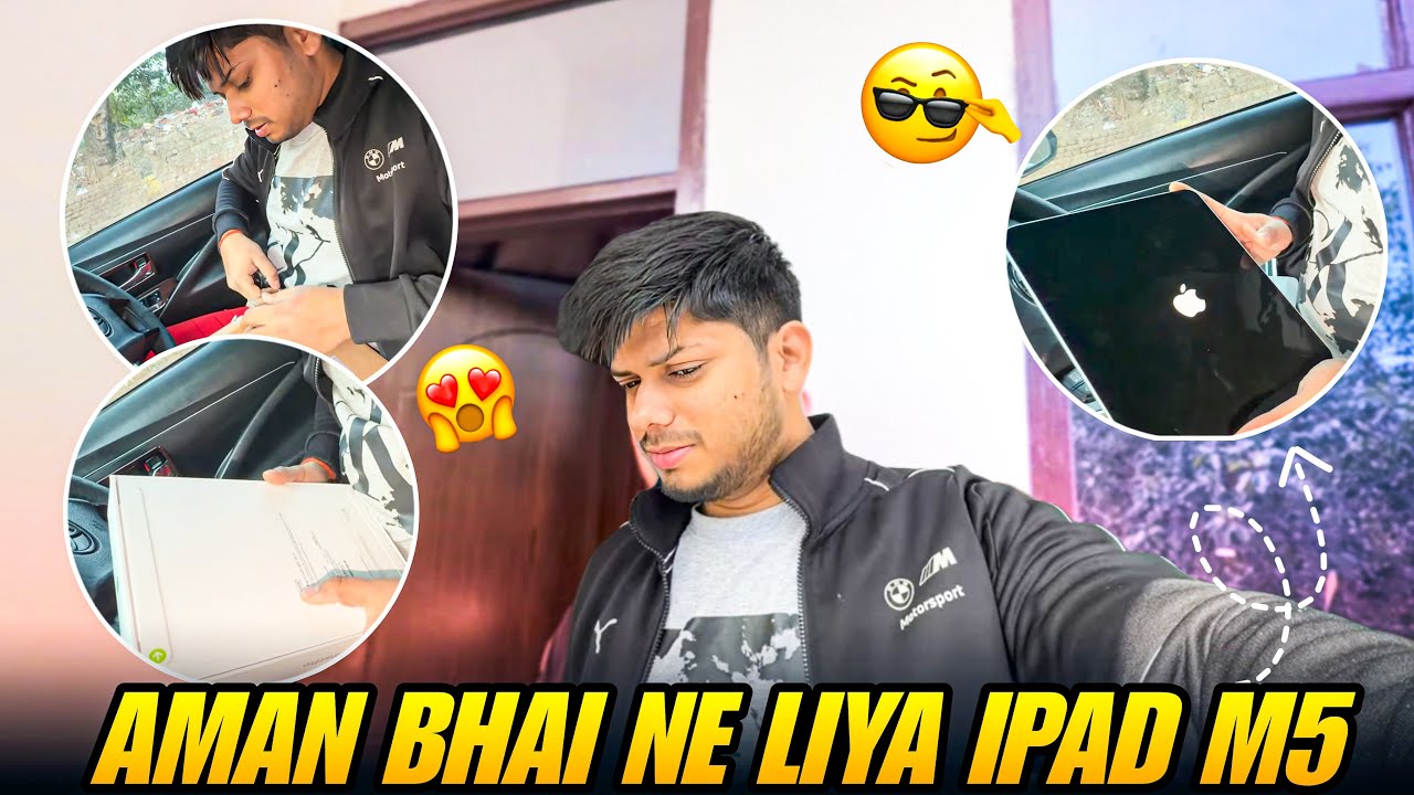 Aman Bhai Ne Le Liya iPad M5 😱🔥 | Full Unboxing & First Reaction