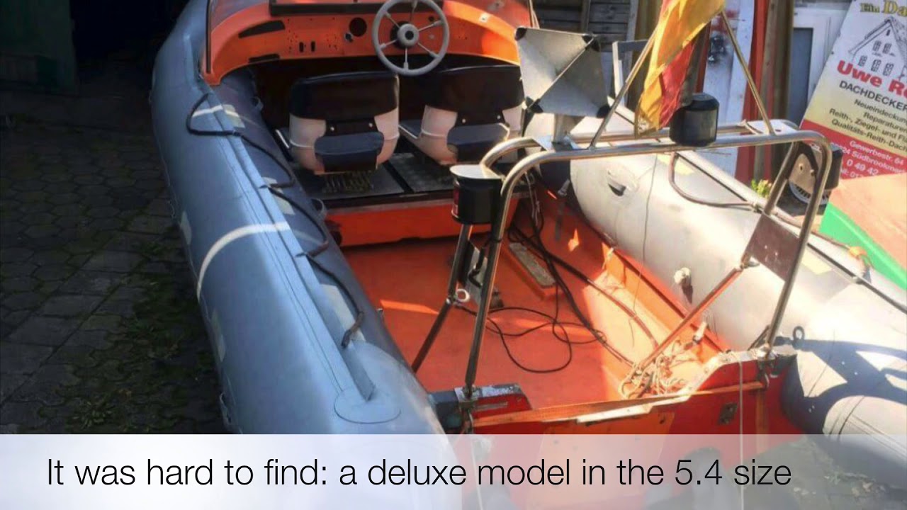 Slideshow about the restoration of a Avon Searider 5 deluxe (SR5) from 1988