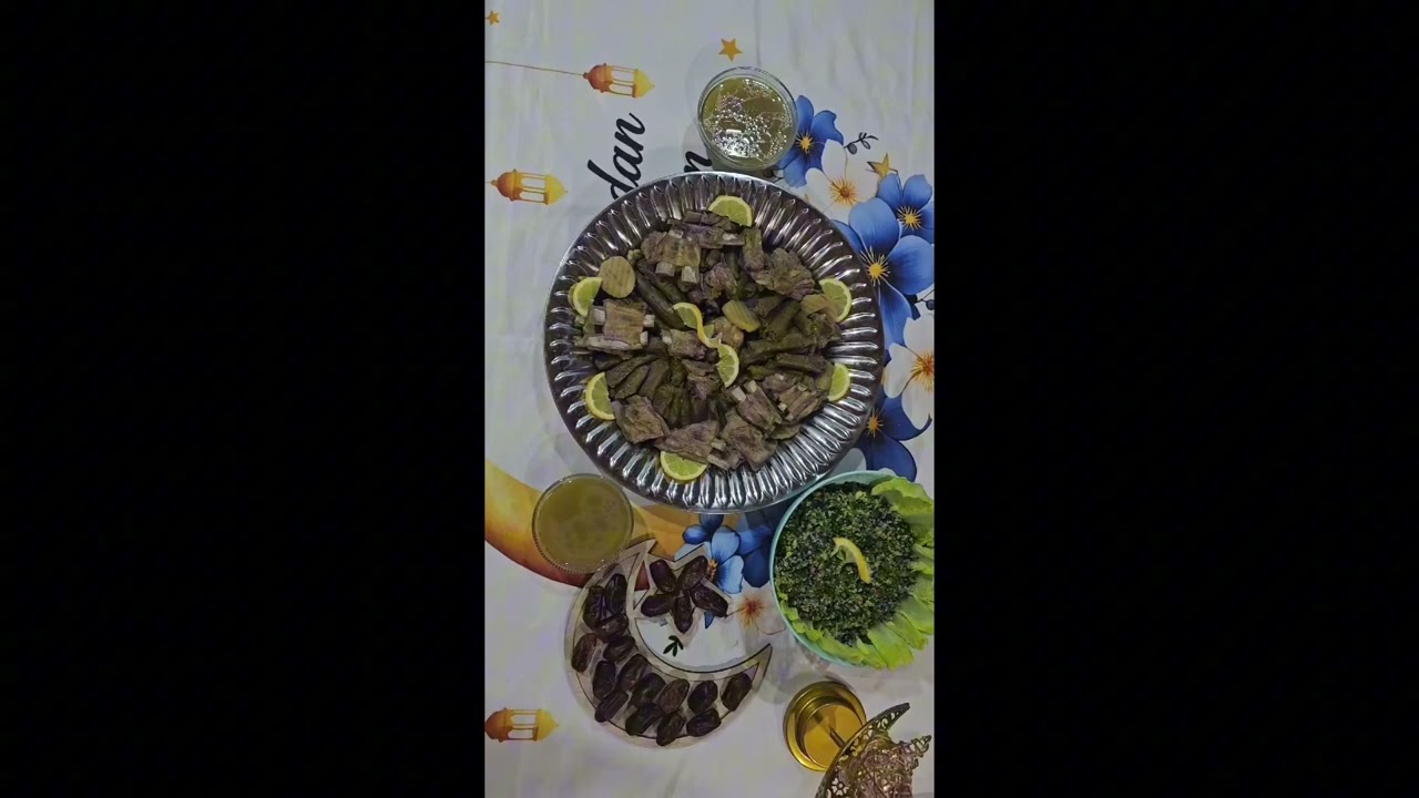 مجموعة مقتطفات من فيدوهاتي افكار طبخات  😍🌙الحلقة الثانية عشر من على سفرة رمضان ♥🌙