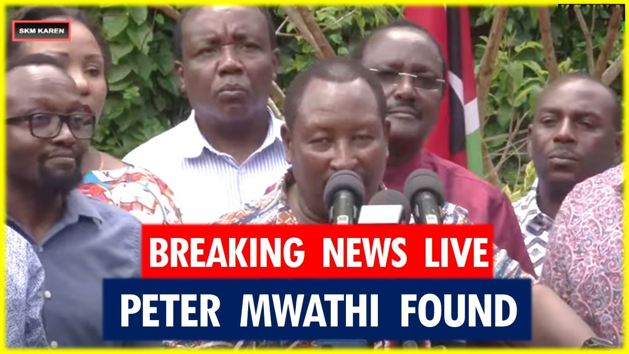 LIVE - ABDUCTED former Limuru MP Peter Mwathi speaks after Chaos in Burial attended by Gachagua