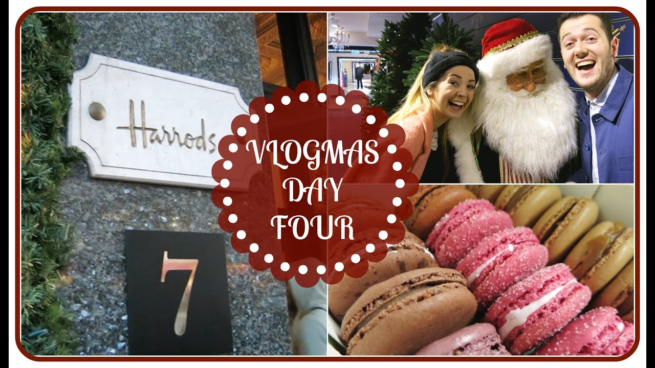 Christmas Shopping In Harrods With Alfie & Steve | VLOGMAS