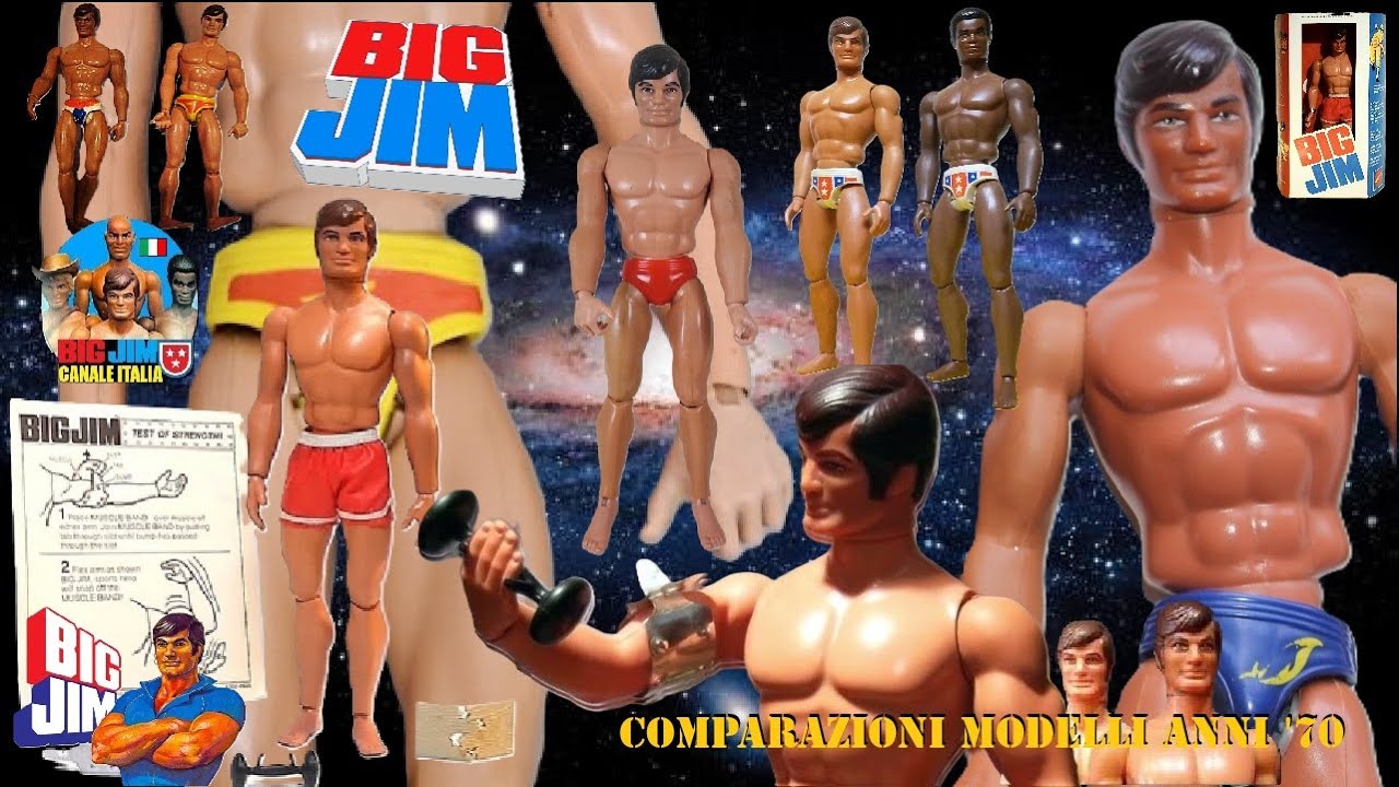 BIG JIM - COMPARAZIONI MODELLI ANNI '70