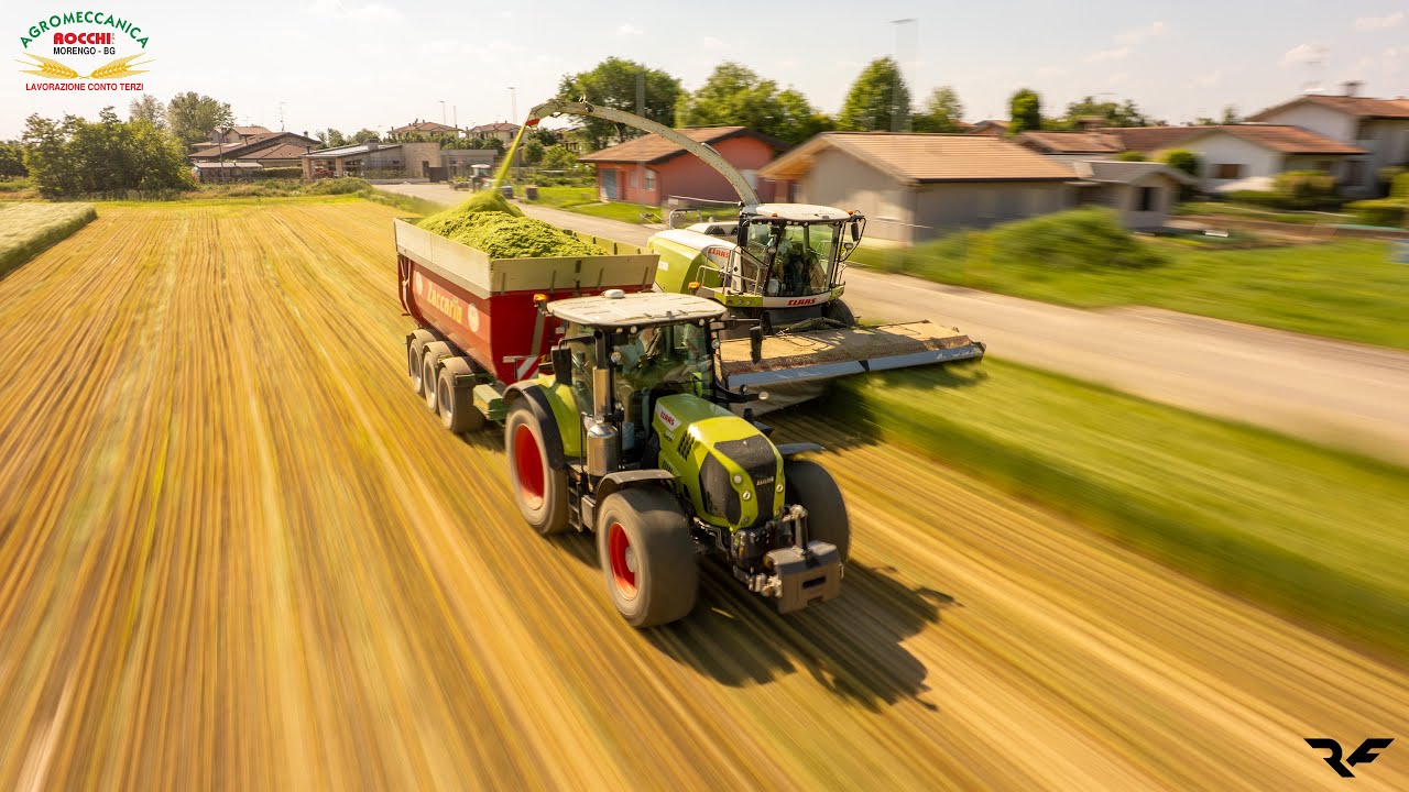 |Claas Jaguar 970 & X2 Claas Arion 660 - Claas Axion 920|Trinciatura Orzo 2025|Agromeccanica Rocchi|