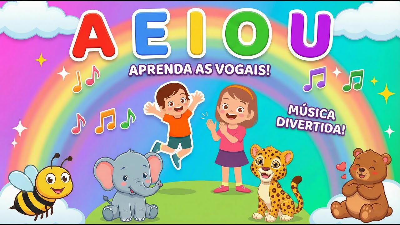 A E I O U | Música das Vogais Infantil 🎵 | Aprender o Alfabeto Brincando – DUDU ZOO